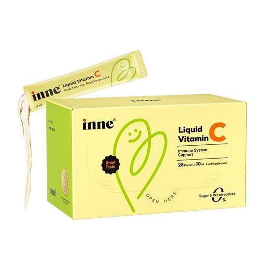 【自营】inne因你维生素c甜橙味婴幼儿童维C补VC0糖0防腐 28条/盒