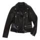 European and American loose short sheepskin leather jacket