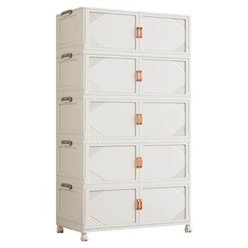 Installation-free foldable storage cabinet
