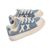 Semir女鞋帆布鞋女2024新款夏季厚底透气轻便爆款软底板鞋子女款