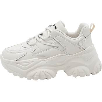 Daphne Leather Dad Shoes Women's 2024 Summer New Casual Shoes White Sole Thick Sole ເພີ່ມຂຶ້ນ ເກີບຜ້າໃບສີຂາວ