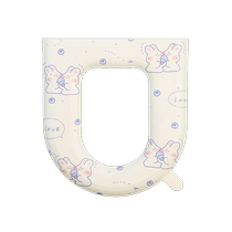 Waterproof toilet mat winter household toilet seat cover universal for all seasons adhesive type washable 922