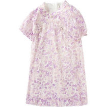 (Same style in the mall) Balabala childrens clothing girls skirts summer clothes big childrens national style dresses