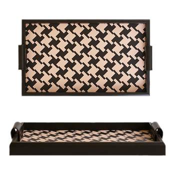 Cmyd original medieval leather houndstooth aromatherapy tray