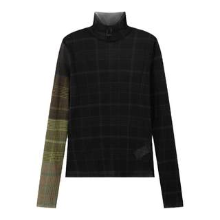 AR高颜值网纱打底衫中高领修身长袖高级感2025新款AlmondRocks