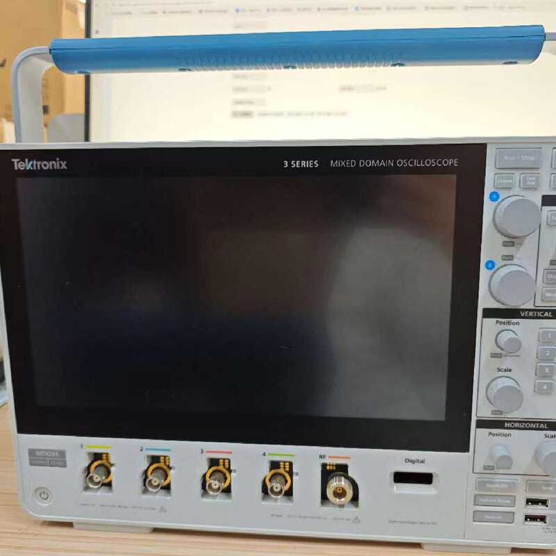 Tek Mdo34 Tektronix Oscilloscope 500m Bandwidth Four Channels Almost New Condition Complete Accessories Tek Mdo34 Tektronix Oscilloscope 500m Bandwidth Four Channels Almost New Condition Complete Accessories