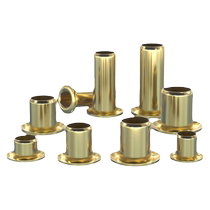 Brass hollow rivet eye button through hole nail copper parts air eye button ring punch M1 5M2M2 5M3M4M5M6