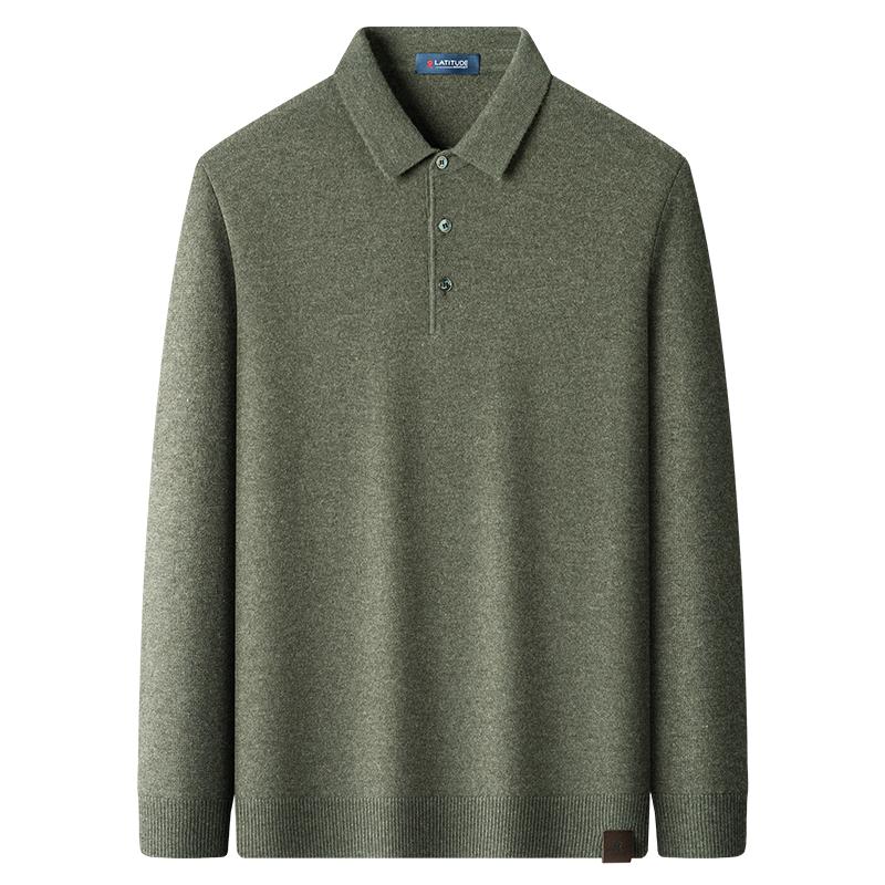 Cashmere sheep wool Montagut lapel sweater