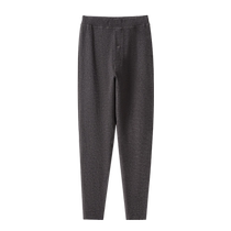 DeRong heated thermal pants mens seamless autumn trousers plus velvet thickened cotton wool trousers winter linen trousers bottoming underwear