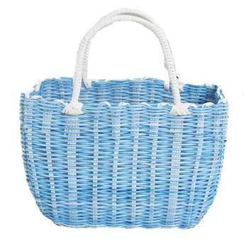 Picnic basket imitation rattan shopping groceries and outings carry