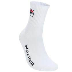 FILA ຢ່າງເປັນທາງການຂອງຜູ້ຊາຍ Socks Mid-waist Socks 2024 Summer ຄົນອັບເດດ: ໃຫມ່ Casual ກິລາ Socks ງ່າຍດາຍກາງທໍ່ຖົງຕີນ