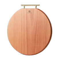 Original Morita rosewood cutting board round whole wood sticky board kitchen solid wood cutting board antibacterial and mildew proof household cutting board