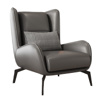 Nordic single sofa chair Internet celebrity designer lazy light luxury living room study tiger chair simple leisure recliner