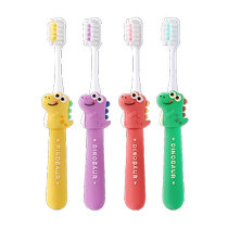 Ingghan bébé brosse à dents pour bébés 3 à 6 ans dent de poitrine petite brosse à dents à dents de cheveux-brosse à dents 3 seulement en forme