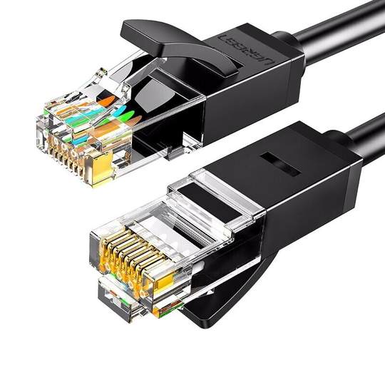 绿联网线家用六类千兆百兆成品路由器电脑宽带网络线超6类5/10米