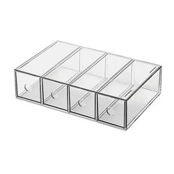 Glasses Storage Box, Sunglasses, Desktop Multi-Compartment Drawer-Type Organizer, Acrylic Multi-Layer Display Rack
