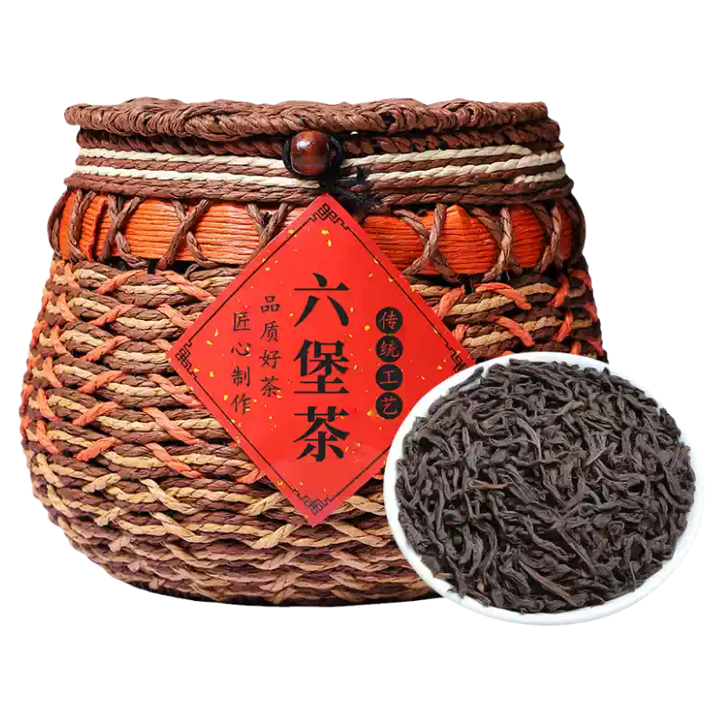 黑茶8年陳六堡茶梧州廣西散裝茶去溼特級500克正品陳香正品茶葉-淘寶