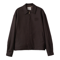 (Chinese Valentines Day gift) Miu Miu Miu Miu womens mohair blended belted jacket