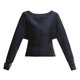Fragileheart fragile store lazy style bat sleeve v-neck sweater early autumn versatile long-sleeved top