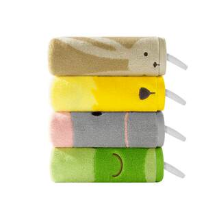 孚日儿童毛巾全棉洗脸男女宝宝纯棉小孩专用洗澡柔软吸水抗菌家用