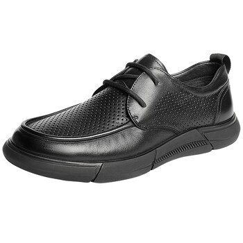 Senda simple and comfortable summer leather shoes genuine leather casual shoes