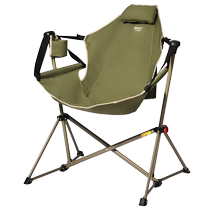 Primitive outdoor camping rocking chair folding rocking chair portable table and chairs camping complete set picnic lounge chair beach chair