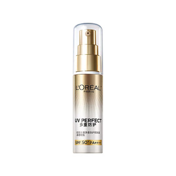 L'oreal sunscreen ທໍ່ເງິນຂະຫນາດນ້ອຍ sunscreen ສົດຊື່ນ moisturizing isolation cream facial sunscreen lotion ຂອງແທ້