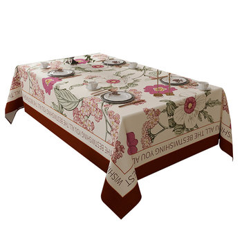 2025 new living room table cloth waterproof disposable table mat light luxury high-quality french retro style coffee table cover 2025 new living room table cloth waterproof disposable table mat light luxury high-quality french retro style coffee table cover