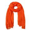 Autumn and winter solid color long thin silk scarf for women dancing