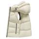 Duck zipper straight short hooded down vest