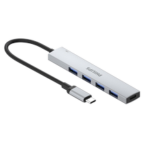 170 Philips Typec expansion dock 3 0-set splitter adapter one for four HUB extender notebook tablet mobile computer external U disk keyboard and mouse hard drive converter multi-port plug