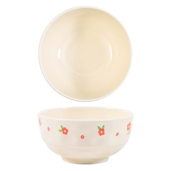 Creamy genet glaze colored ceramic rice bowl for household use 2025 new rice bowl especially beautiful personal tableware