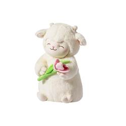 MINISO Sheep Bleacher Series Warm White Lamb Doll Super Soft Cute Super Soft Doll ຂອງຂວັນສໍາລັບເດັກຍິງ