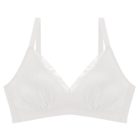 
[Limited time discount] Pure sexy satin lingerie summer traceless bra on rabbit ear thin bra for women