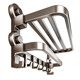Suction cup towel rack