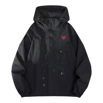 Charles peach heart three-in-one waterproof shock clothes men