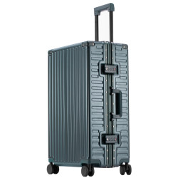 TGY aluminium frame suitcase suitcase trolley case universal wheel 24-inch ທົນທານ ກະເປົາໃສ່ລະຫັດຜ່ານ ກ່ອງລະຫັດຜ່ານ 20 boarding suitcase ສໍາລັບຜູ້ຊາຍ ແລະແມ່ຍິງ