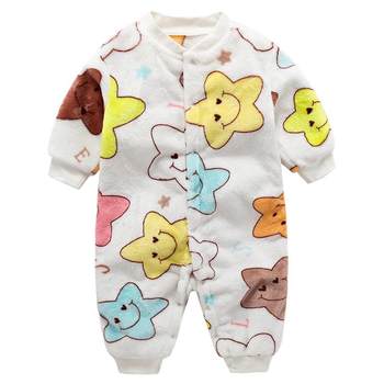 Clothing winter thickened coral velvet thermal jumpsuit