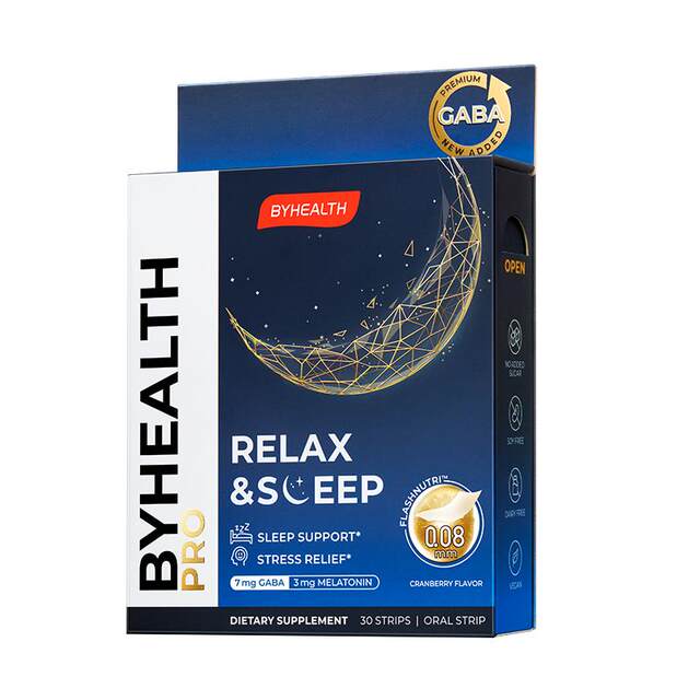 BYHEALTH Flash Sleep Tablets BYHEALTH Melatonin Sleep Tablets GABA non-gummy sleep tablets 30 ເມັດ