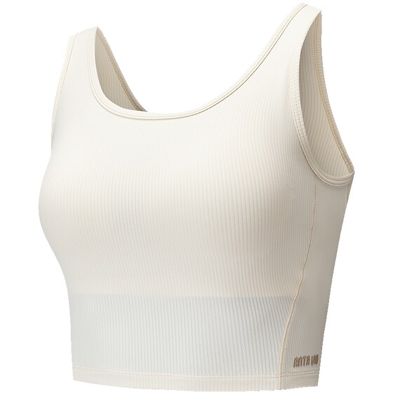 Anta super a fishbone vest丨ice silk one-cup sports bra women's autumn sports bra outerwear bra