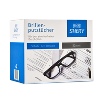 German standard glasses cleaning wipes glasses paper disposable anti-fog eye cloth special wipe without damaging the lens