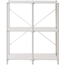 MUJI Convenient foldable iron storage rack 1 minute assembly Simple multi-layer storage