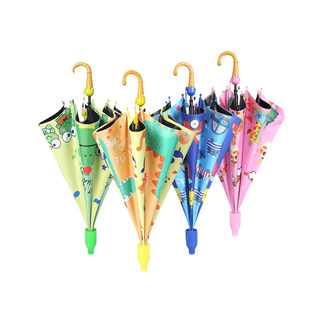 儿童雨伞男女童小学生宝宝幼儿园卡通防水自动小孩上学专用女孩伞