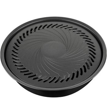 Special korean non-stick grill pan for frying and cassette stove