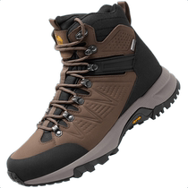 Camel Chaussures de plein air Exposés Waterproof Non-glissant Professionnel High Bunch Climbing Chaussures Hommes Hiver Vibram Hiking Shoes