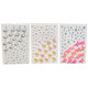 Girls three-dimensional butterfly stickers children's makeup face stickers jewelry performance girl princess eye accessories rhinestone stickers