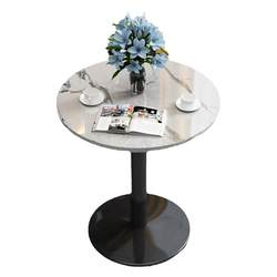 Simple and modern negotiation table small round table casual table business office reception conference table small household -type round table