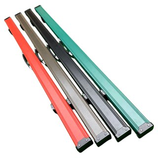 saily高档铝合金杆盒双槽三槽通杆小头杆黑八斯诺克台球杆带锁