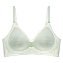 Catman Seamless Underwear Womens Small Breast Gathering Summer Thin Wireless Top Support Anti-Sagging Breathable Beautiful Back Bra