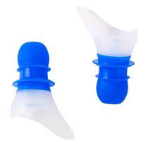 (Self-operated) Blue Travel Aircraft Earplugs Decompression Aviation Men and Women Flying Decompression Professional Flight Anti-Tinnitus Earache
